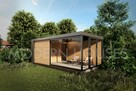 Sauna zewnętrzna ogrodowa fińska/infrared- Modern Houses - 3