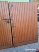 Drewniane drzwi GARAŻOWE 260 x204 zamki 3 szt standard - 4