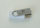 Pendrive pamięć usb z logo grawer 16 GB 50 szt. biały - 4