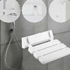 Krzesełko Prysznicowe Składane Białe POLECAM - 2