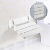 Krzesełko Prysznicowe Składane Białe POLECAM - 3