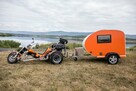 przyczepa kempingowa do motocykla, lekka, masa własna 300 kg - 2
