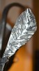 Lampa kuta ręcznie robiona z agatami, metaloplastyka - 5