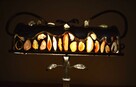 Lampa kuta ręcznie robiona z agatami, metaloplastyka - 8