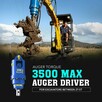 Wiertnica hydrauliczna Auger Torque - 3500MAX - 7