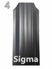 Sztachety 0,8mm metalowe SIGMA proszkowo obustronnie 11cm - 5