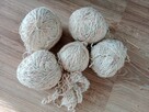 274 GR kremowa dekoracyjna wełna włóczka - 3