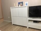 Nowy zestaw mebli Kaspian Black Red White - białe - 5