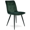 SUPER CENA Krzesło LIV velvet, 6 kolorów, czarna lamówka