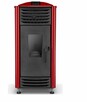 HELENA piec kominkowy, kominek na pellet 12 kW. - czerwony - 6