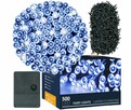 LAMPKI 500LED NA CHOINKĘ ZEW/WEW NIEBIESKIE 34,5M - 3