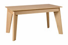 Stół + krzesła dębowe tapicerowane lite drewno JNP NOWAK - 3