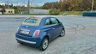 Fiat 500 Cabrio 1.3jtd klimatronic el.dach el.szyby ładny stan 100% sprawny - 3
