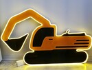 Lampka neon koparka, pokój dziecka - 2