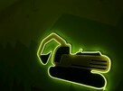 Lampka neon koparka, pokój dziecka - 3