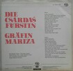 Opera, Die Csardas Furstin, Grafi Mariza, winyl - 2