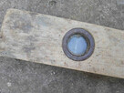 Poziomica drewniana 70 cm stara PRL dwa wskaźniki - 6