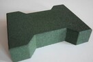 SBR kostka gumowa czerwona typu behaton 43mm - 3