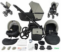 HIT Wózek Dziecięcy Cavo Premium 3w1 Wielofunkcyjny Dodatki - 8