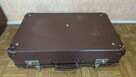 Walizka PRL Vintage Retro Zielona Stan dobry - 9