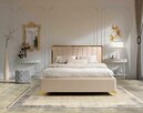 Łóżko tapicerowane Carmen - Glamour 140/200 - 1