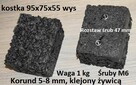 Szlifowanie betonu - segment kostka gruby korund/żywica 1 kg - 2
