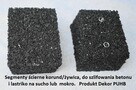Szlifowanie betonu - segment kostka gruby korund/żywica 1 kg - 3
