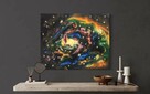 Kosmos - obraz olejny ręcznie malowany - 4