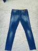 Modne jeansy skinny z dziurami, L/XL - 2