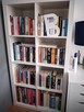Regał stojący na książki, dwurzędowy, biały, Ikea - 2