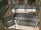 Stojak na drewno kominkowe loft kosz opałowe 25x25 - 5