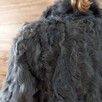 Futro szare naturalne z kóz - 4
