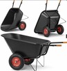 Taczka z tworzywa dwukołowa 240L o ładowności 300kg - 3