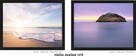 obrazy, plakaty, zestawy 2szt.x 33cmx43cm w ramach, wzory... - 10