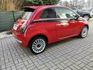 Fiat 500 0.9 Turbo 85KM Klima Nawi Szklany Dach Led Półskóra Alu 16" Gwancja - 5