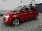 Fiat 500 0.9 Turbo 85KM Klima Nawi Szklany Dach Led Półskóra Alu 16" Gwancja - 10