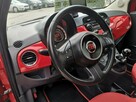 Fiat 500 0.9 Turbo 85KM Klima Nawi Szklany Dach Led Półskóra Alu 16" Gwancja - 13