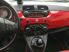 Fiat 500 0.9 Turbo 85KM Klima Nawi Szklany Dach Led Półskóra Alu 16" Gwancja - 16