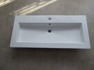 umywalka łazienkowa ceramiczna prostokątna - 2