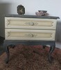 Stolik nocny RAR, Chippendale, Trüggelmann, barok, shabby, - 2