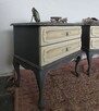 Stolik nocny RAR, Chippendale, Trüggelmann, barok, shabby, - 4