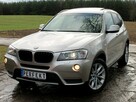 BMW X3 F25 2.0 D 184 KM 4X4 Xenon PANORAMA Dach NAVI Grzane FOTELE Skóra HAK - 3