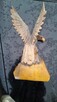 Orzeł -drewniana rzeźbiona figurka z prlu -duży 36 cm - 4