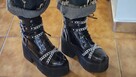 Gotyckie buty ala glany, platformy (duży rozmiar!) - 3