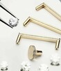 Nowoczesny uchwyt meblowy z kryształkami z serii DIAMONDS - 2