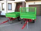 Przyczepa Wywrotka Przyczepka Traktorek Kubota Yanmar Iseki - 5