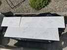 Płytki marmurowe Carrara Bianco pasy 1 cm poler - 3