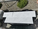 Płytki marmurowe Carrara Bianco pasy 1 cm poler - 5