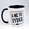 Wyjątkowy PREZENT na święta dla WĘDKARZA kubek A MI TO RYBKA - 6