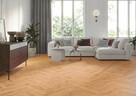 Płytki podłogowe ścienne, jodełka 60x17 Limewood light brown - 2